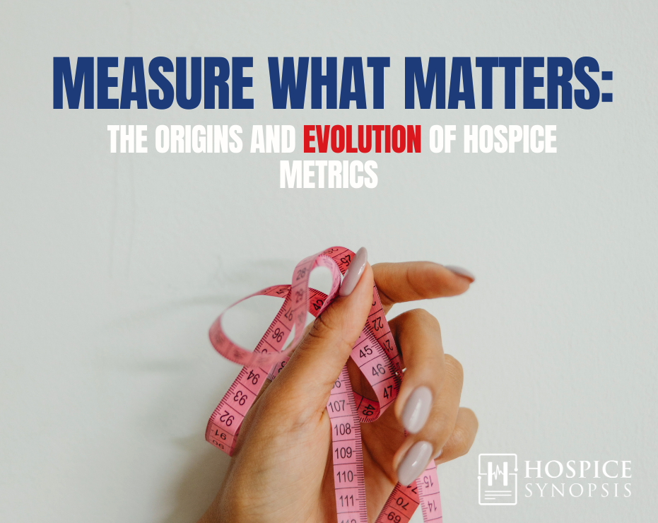 A hand holds a coiled pink measuring tape, symbolizing the measurement of functional decline.