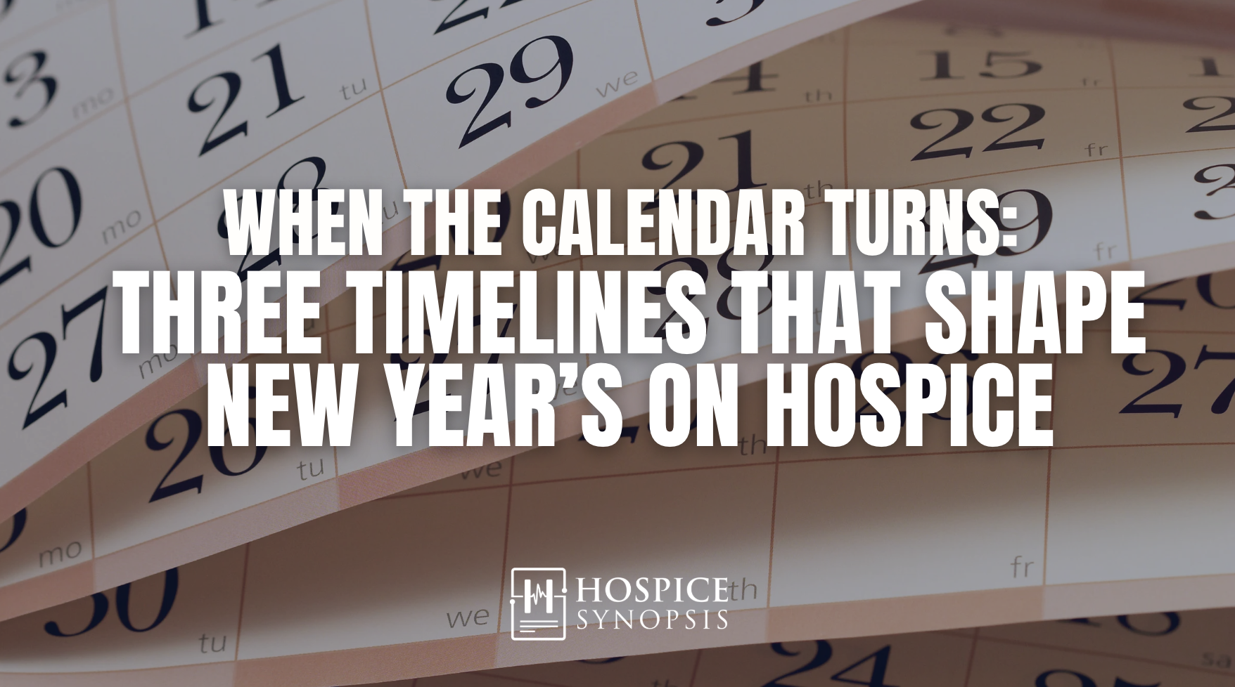 Overlapping calendar pages.