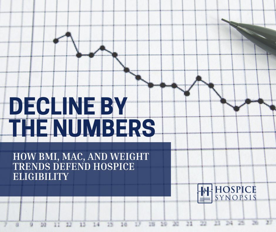 Decline by the Numbers: How BMI, MAC, and Weight Trends Defend Hospice Eligibility